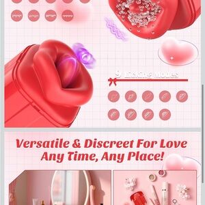 Red Versatile Massager with 9 Modes